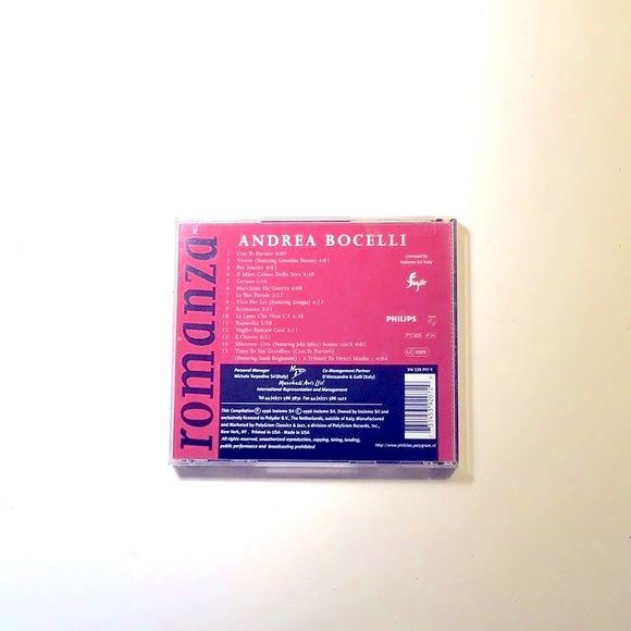Romanza Andrea Bocelli CD Used - Picture 2 of 5